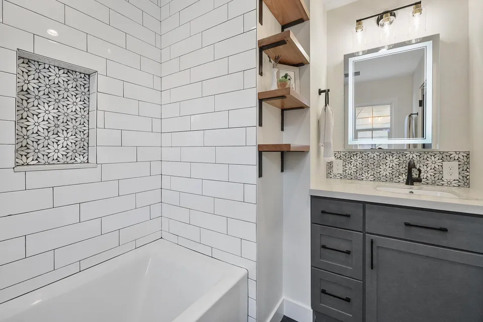 Renovated kitchen showcasing general contracting work